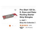 14 packs Pro-Start 120 lin. ft. Eave and Rake