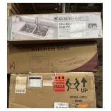 3 pcs Assorted Sinks