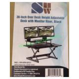 SHW 36" Over Desk Height Adjustable Standing Desk