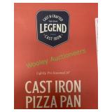 14" cast iron pizza pan