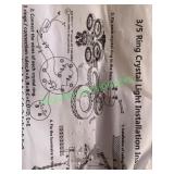 3/5 ring crystal light