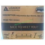 Adjustable bar stools