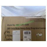 DMI extra wide heavy duty drop arm commode