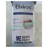 Elviros memory foam cervical pillow