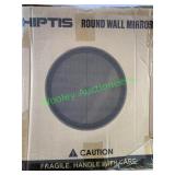 Hiiptis 16" round wall mirrot