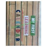 My first learning calendar