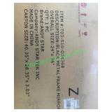 Black metal frame mirror