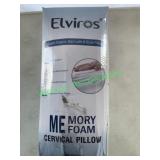 Elviros memory foam cervical pillow