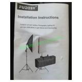 Fudesy 20"x28" softbox photography lighting kit