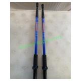 Retractable walking sticks