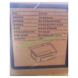 Handmade stainless steel kitchen sink