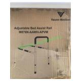 Vaunn medical adjustable bed assist rail