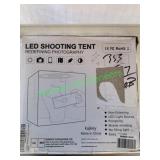 LED shooting tent