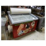 Klondike commercial reach in freezer