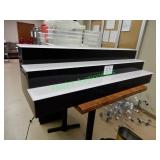 46" 3 tier lighted merchandise display - no cord