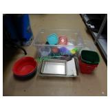 Assorted Tupperware in group