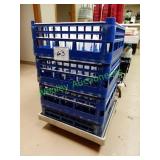 4 Dish washer cup holders & roller cart