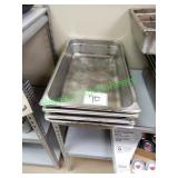 Deep pan full size SS inserts - 4 in group