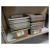 1/2 pan SS inserts - 20 in group