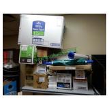 Assorted "to go" items & paper products in group