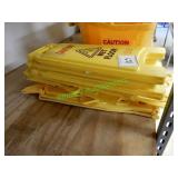 Wet floor custodial signs - 7 in group