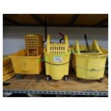 Commercial mop buckets - 3 in group