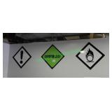 3 Signs on wall (see pics)