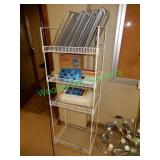 2 Wire product display racks & first aid contents