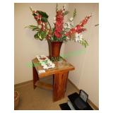 Corner table, flower arrangement  7 "Love" decor