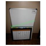 Dry erase marker board, beetle print & calendar