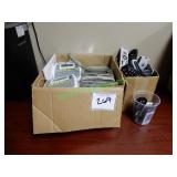 Assorted television remote controls & components