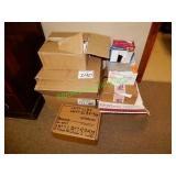 (2) Cases receipt paper & other supplies in group