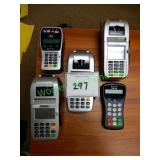 (5) Assorted credit card processors in group