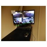 Security System w/ monitor, DVR & 4 cameras
