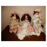 (3) Dolls in group