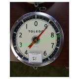 Toledo 2110 hanging produce scale - no pan