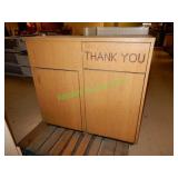 "Thank you" Trash receptacle