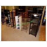 (5) Assorted wire product displays in group