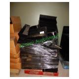 Pallet load of produce display items in group