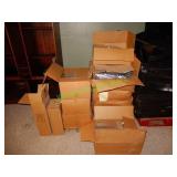 Pallet load of produce display items in group