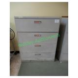 3"x53"19"  4 drawer file cabinet