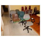 (10) Assorted chairs in group