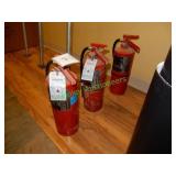 (3) Fire extinguishers in group