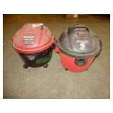 (2) Shop Vacs in group - no attachments