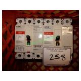 (2) Eaton 65K industrial circuit breakers