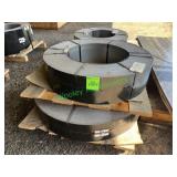 (2) Galvanized Steel Coils 8" Wide (2) Galvanized Steel Coils 8" Wide