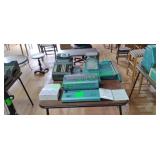 Vintage office machines, including a GBC Model 212 Vintage office machines, including a GBC Model 212