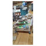 Shop-built flat cart constructed from repurposed Shop-built flat cart constructed from repurposed