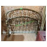 Gold Metal Headboard and Footboard Gold Metal Headboard and Footboard