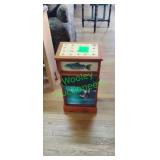 Fishing Themed Small Wooden Cabinet Fishing Themed Small Wooden Cabinet